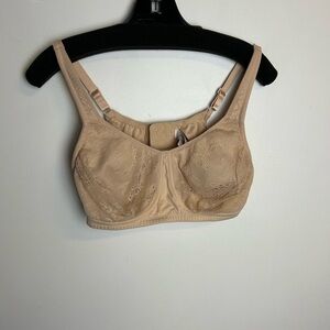 Fundamentals Elegant Lace Beige Bra‎ Size 42B Beige Tan Womens Feminine